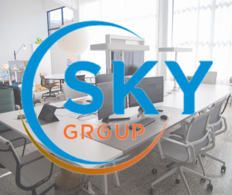 Rega thi công lắp đặt nội thất văn phòng SKY GROUP