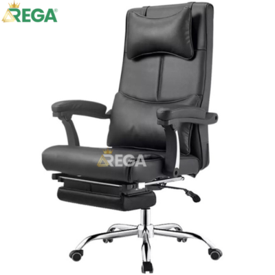 Gợi ý 5 mẫu ghế giám đốc dành cho phòng họp cao cấp Ghế Giám Đốc Thư Giãn màu đen REGA RGG724-1