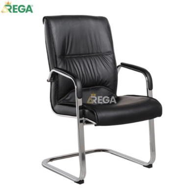 Ghế chân quỳ văn phòng da màu vàng kem REGA RG-110-4