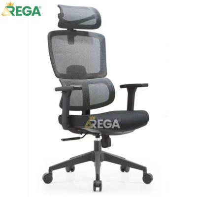 Ghế công thái học có gác chân REGA RG-CT01-1