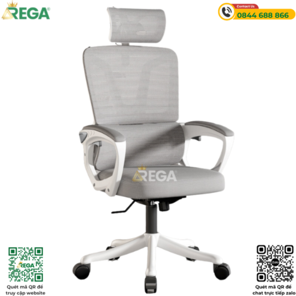 Ghế công thái học văn phòng REGA R-006-XÁM