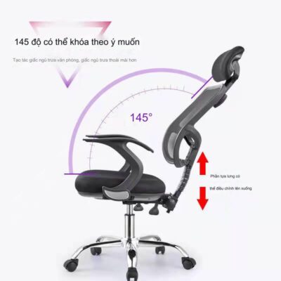 Top 6 mẫu ghế giám đốc chống đau lưng đáng tham khảo 2026 Ghế xoay trưởng phòng lưng trung REGA R-C99