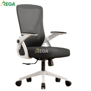 Ghế xoay văn phòng REGA TMS02 trắng-1