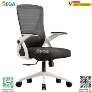 Ghế xoay văn phòng REGA TMS02 trắng