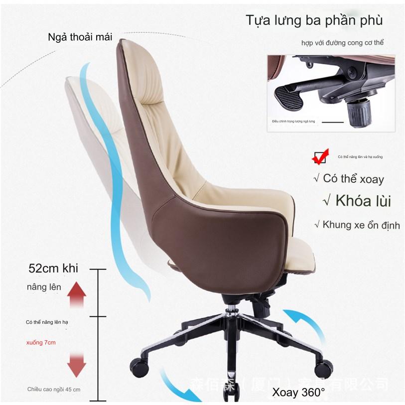 Ghế lãnh đạo nhập khẩu REGA RGG721