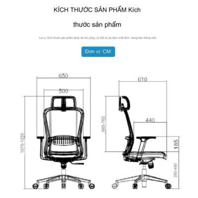 ghế trưởng phòng hiện đại REGA A002 có tựa