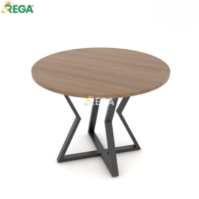 Bàn tròn chân sắt REGA RLV-S067-2