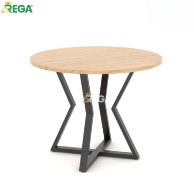 Bàn tròn chân sắt REGA RLV-S067-3