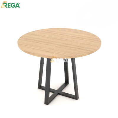 Bàn tròn chân sắt REGA RLV-S068-1