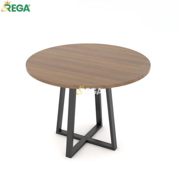 Bàn tròn chân sắt REGA RLV-S068-2