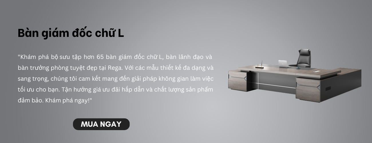 poster bàn giám đôc chữ L