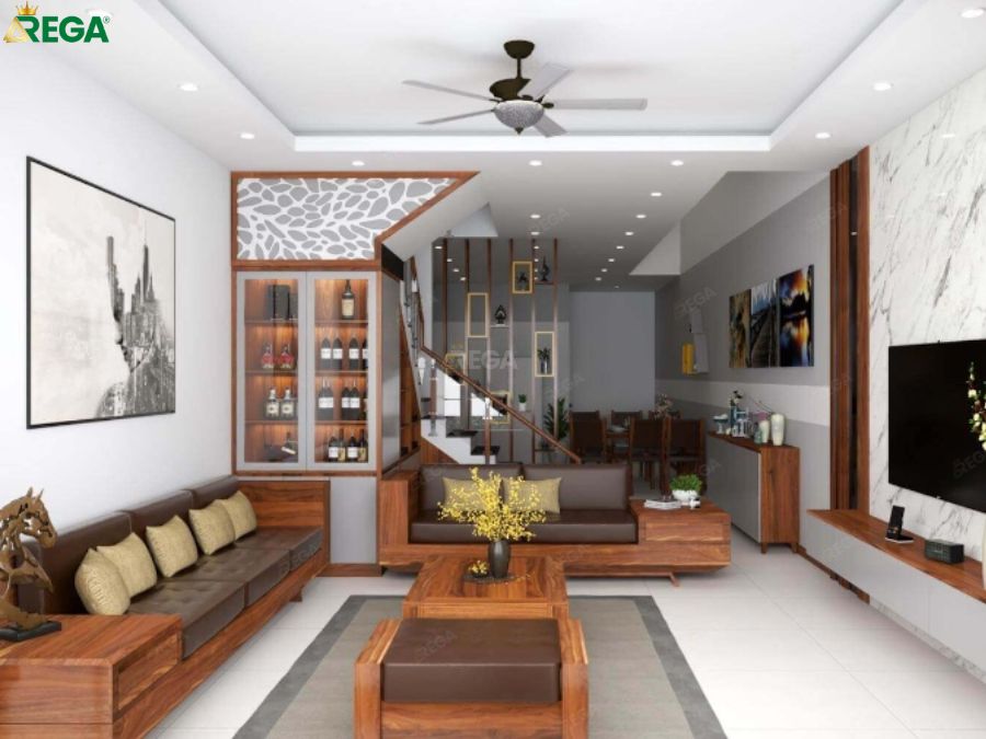 Các yếu tố ảnh hưởng đến vẻ đẹp của background phòng khách