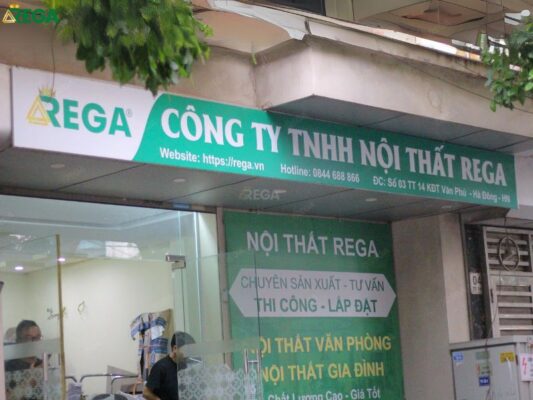 Cửa hàng Nội thất văn phòng Rega cơ sở Hà Nội 