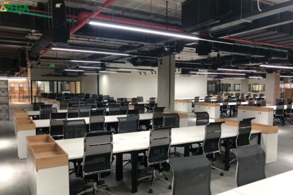 Nội thất văn phòng tiết kiệm không gian cho môi trường coworking