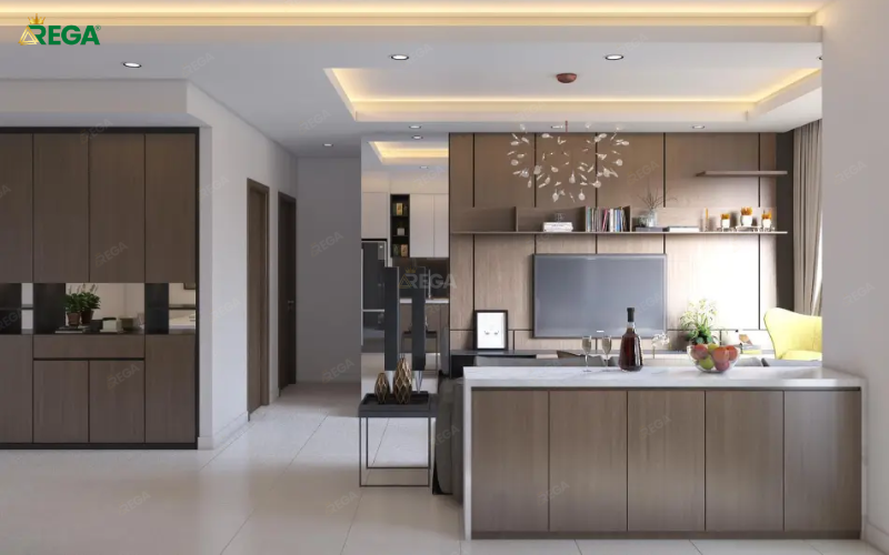 Lưu ý khi lắp đặt đèn thả chùm và đèn pha lê