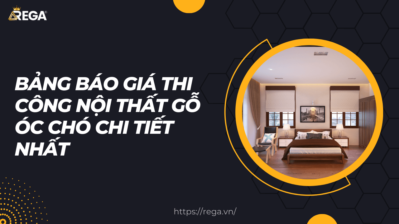 Bảng báo giá thi công nội thất gỗ óc chó chi tiết nhất