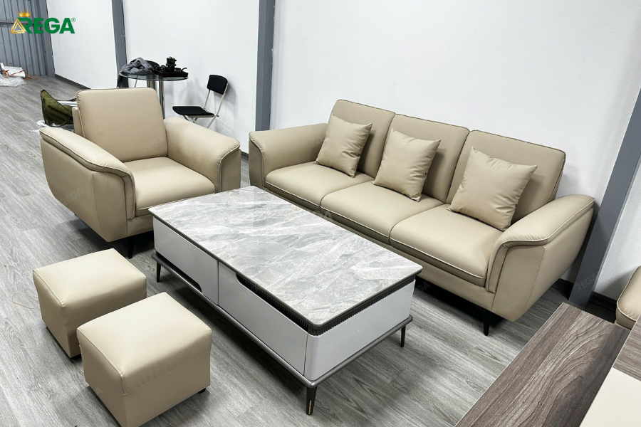 Sofa cao cấp lắp tại dự án Vitech