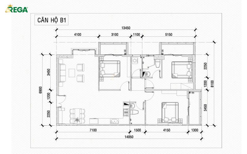 Mẫu thiết kế nội thất hiện đại cho căn hộ nhỏ