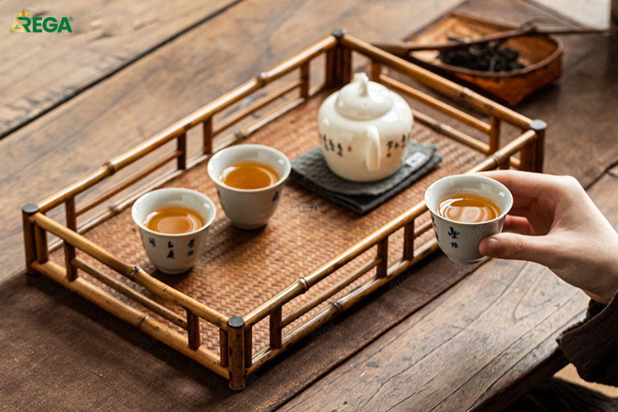 Bàn Tre Uống Trà Handmade Độc Đáo