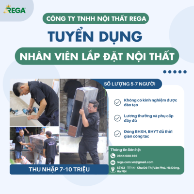 Rega tuyển thợ