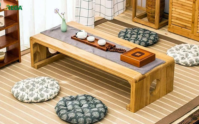 Bàn Ăn Gỗ Phong Cách Nhật Bản – Tối Giản Và Tinh Tế