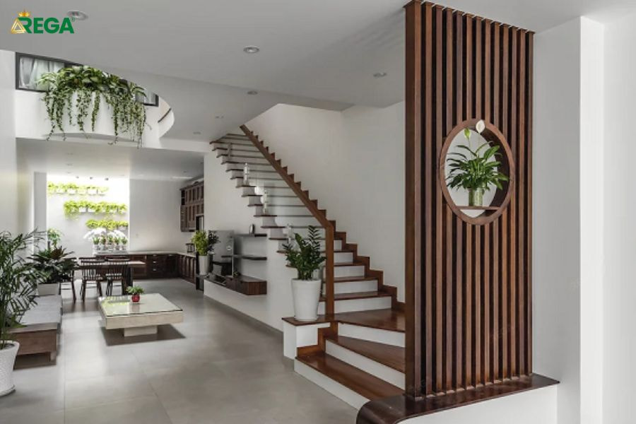 Mẹo Trang Trí Cầu Thang Phòng Khách Đẹp Cho Nhà Ống Nhỏ, Tối Ưu Hóa Không Gian Các kiểu cầu thang phổ biến và cách trang trí phù hợp