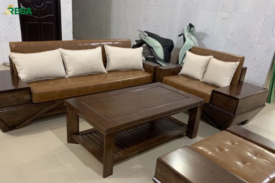 Nên Chọn Sofa Gỗ Óc Chó Hay Sofa Gỗ Sồi Sơn Màu Óc Chó