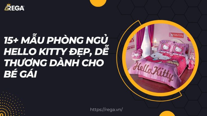 15+ Mẫu Phòng Ngủ Hello Kitty Đẹp, Dễ Thương Dành Cho Bé Gái