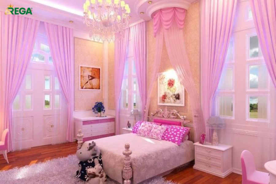 TOP 25+ Mẫu Thiết Kế Phòng Ngủ Đẹp Cho Nữ Hợp Xu Hướng Không Thể Bỏ Lỡ! Phòng ngủ đẹp cho nữ màu hồng