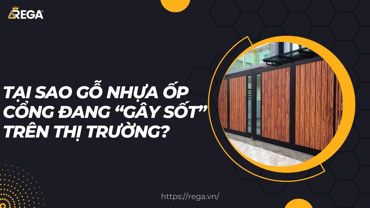 Tại Sao Gỗ Nhựa Ốp Cổng Đang “Gây Sốt” Trên Thị Trường?