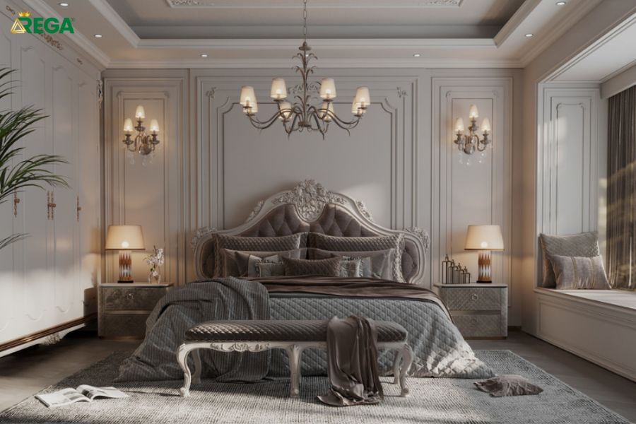 5 Địa Chỉ Thiết Kế Nội Thất Phòng Ngủ Tân Cổ Điển Uy Tín Hiện Nay Phòng ngủ tân cổ điển là gì? Đặc điểm nhận biết