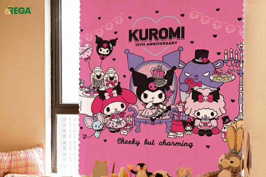 kuromi-mau-tim-den