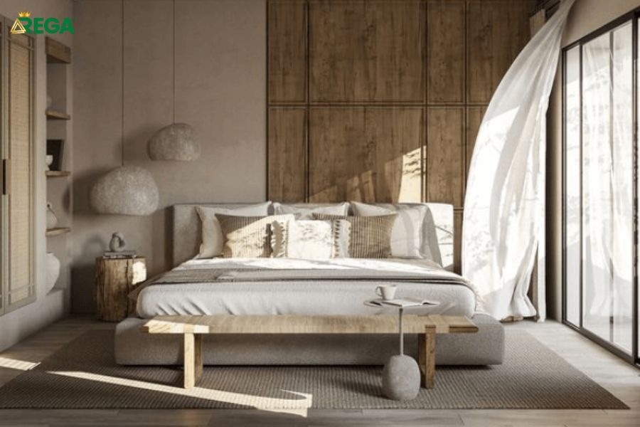 Tìm lại sự bình yên trong 5 mẫu phòng ngủ Wabi Sabi