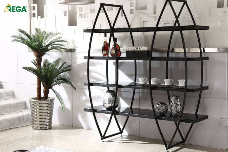 Mẫu lam sắt la trang trí phòng khách: 