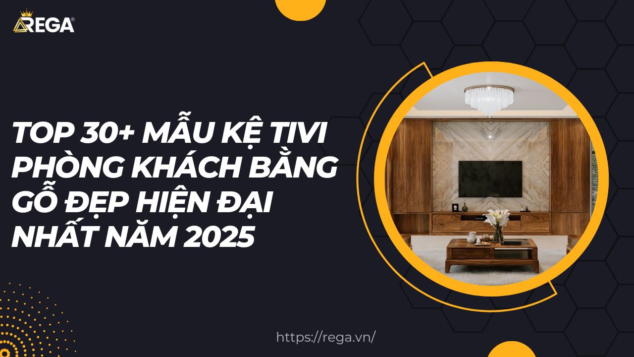 Top 30+ Mẫu Kệ Tivi Phòng Khách Bằng Gỗ Đẹp Hiện Đại Nhất Năm 2025