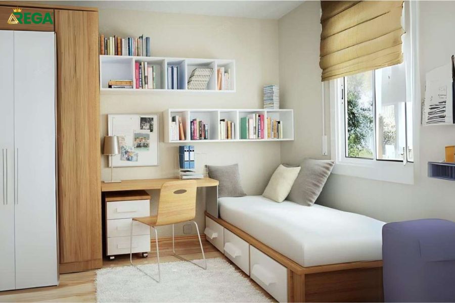 Các Loại Kệ Trang Trí Phòng Ngủ Phổ Biến Và Ưu Nhược Điểm