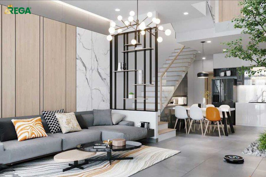 Đặc Điểm Và Ưu Điểm Của Phòng Khách Nhà Lệch Tầng