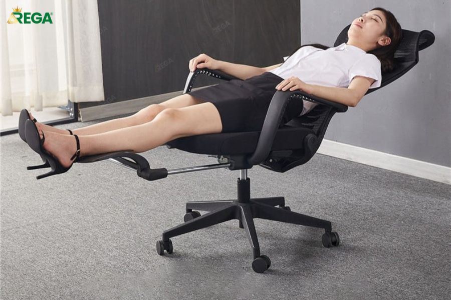 Top 6 Ghế Ngủ Văn Phòng Đa Năng, Tiết Kiệm Diện Tích Ghế lưới công thái học có chức năng ngả lưng sâu