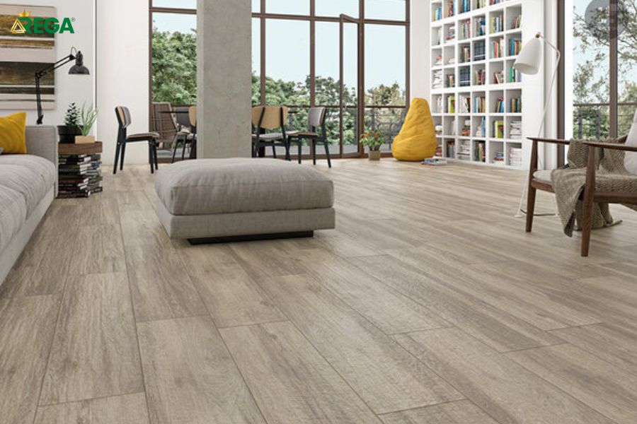 Gợi Ý Thiết Kế Phòng Khách Lát Gạch Giả Gỗ Sang Trọng, Dễ Áp Dụng Hướng Dẫn Chọn Gạch Giả Gỗ Phù Hợp Với Phòng Khách