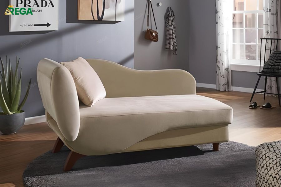 7 Mẫu Ghế Sofa Phòng Ngủ Mini Đẹp, Tiết Kiệm Không Gian 2025 Mẫu 3 Sofa giường mini – kết hợp chức năng nghỉ ngơi và thư giãn