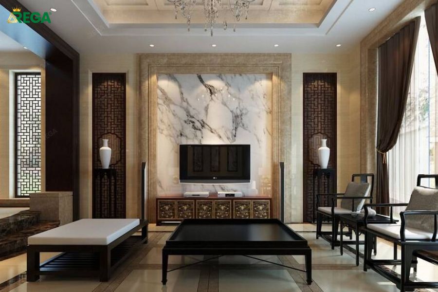 Tư Vấn Thiết Kế Phòng Khách Phong Cách Á Đông Cho Nhà Phố Và Chung Cư Phòng Khách Phong Cách Á Đông Là Gì