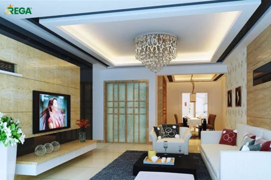Ý tưởng phối màu sơn trần phòng khách đẹp, hiện đại và dễ áp dụng