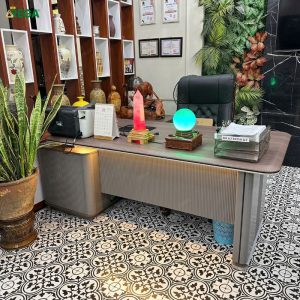 Bàn giám đốc nhập khẩu cao cấp REGA RGD148 2m Thiết kế gắn led tinh tế, hiện đại