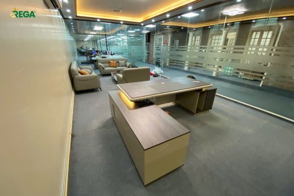 Phòng giám đốc hiện đại do Rega thi công tại Thái Sơn
