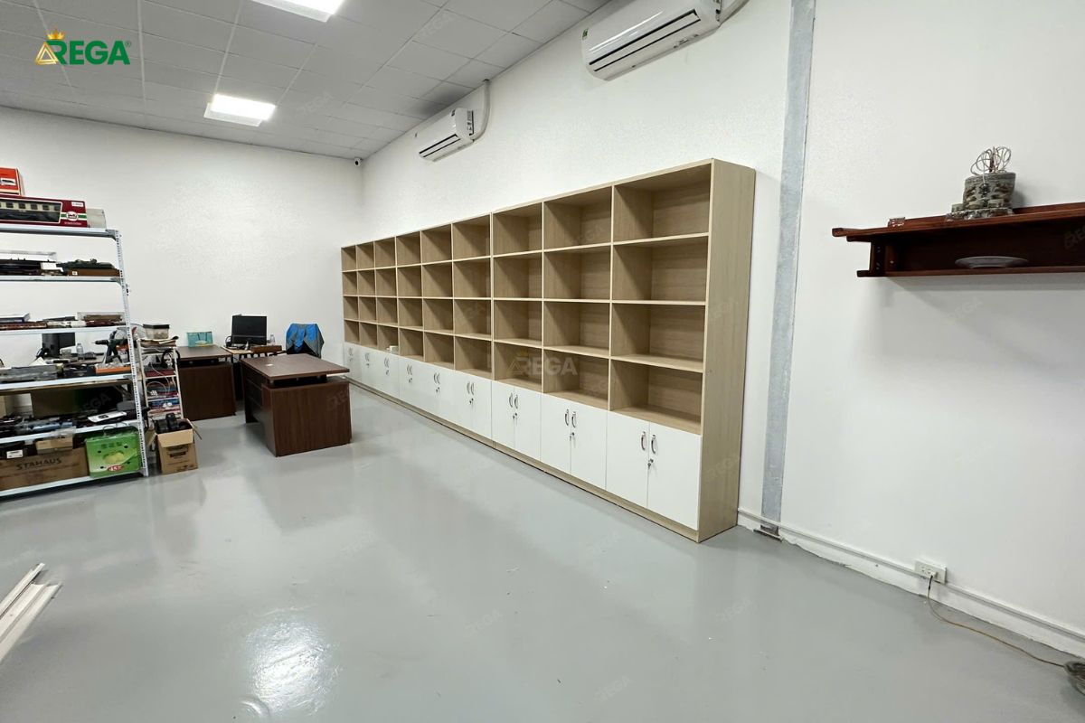 Rega Thi công nội thất công ty Finsbury Park Việt Nam Tủ lưu trữ hồ sơ đồng bộ không gian làm việc
