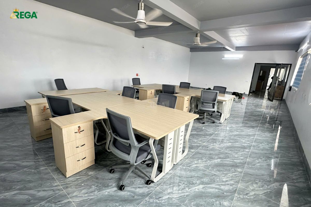 Rega Thi công nội thất công ty Tam Phúc Đạt Không gian làm việc tập trung tại Tam Phúc Đạt
