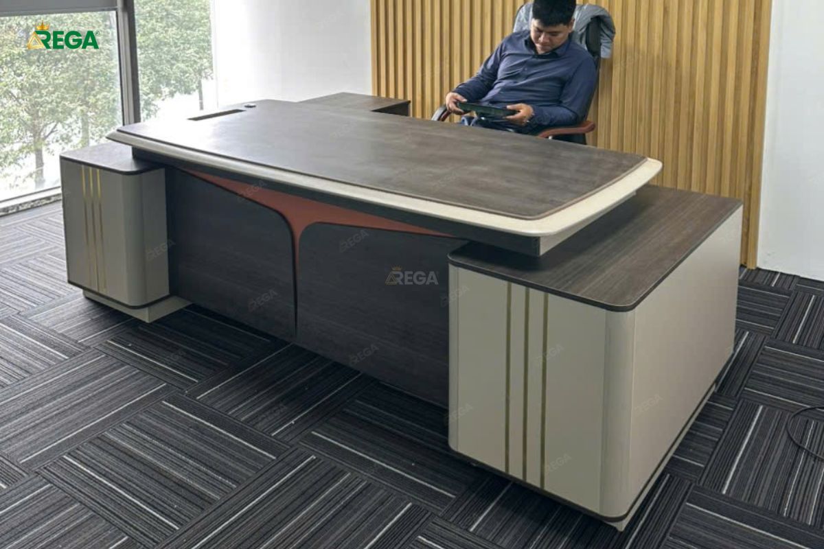Rega Thi công nội thất văn phòng Zeno Digital Nội thất phòng giám đốc Zeno Digital phong cách tối giản