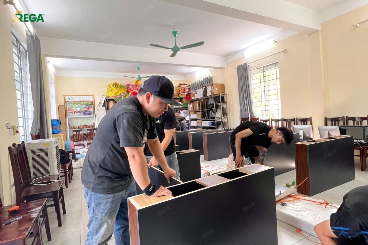 Rega thi công nội thất công ty TNHH Dịch Vụ An Care Rega luôn nỗ lực tối ưu công năng và thẩm mỹ cho khách hàng