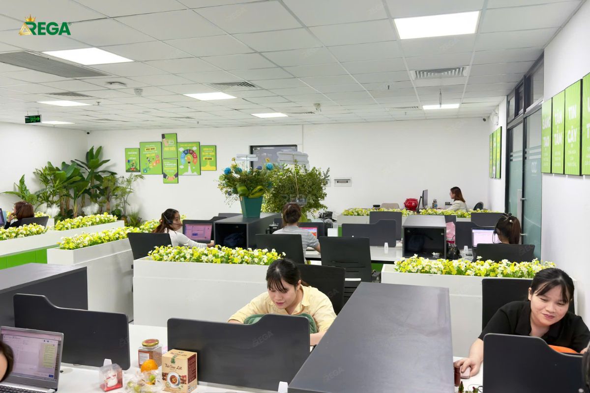 Khu làm việc nhân viên tăng khả năng kết nối nhóm
