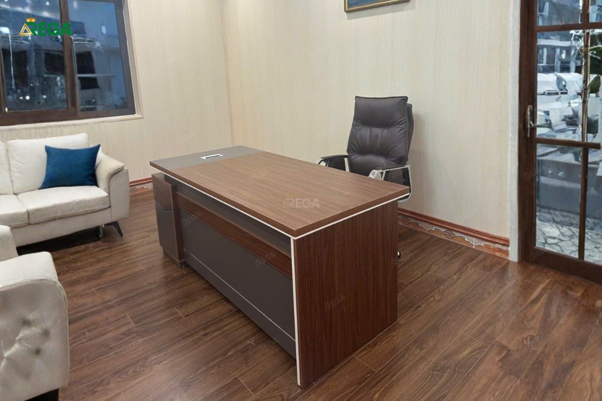 Thi công nội thất văn phòng TTL COPIER VIỆT NAM Bàn làm việc lãnh đạo bố trí khoa học, tối ưu công năng